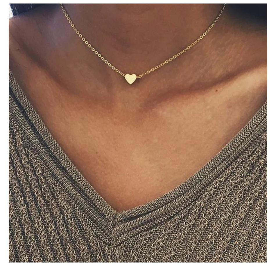 Collier en acier inoxydable avec pendentif cœur | Heartly - 1