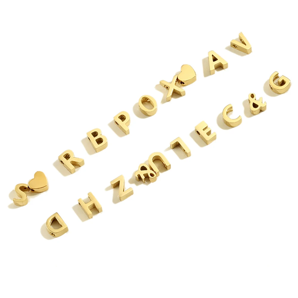 Pendentifs alphabétiques en acier inoxydable | Letterly - 3